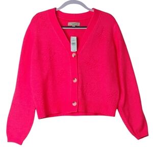 LOFT Bright Pink Women's Cardigan